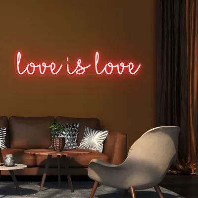 Love Is Love Neon Sign - Stealth Promo Co