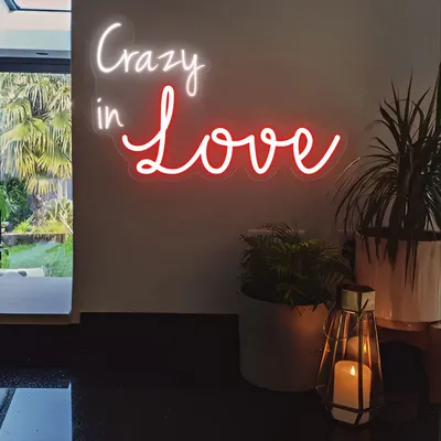Crazy In Love Neon Sign - Stealth Promo Co