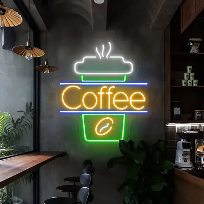 Coffee Neon Sign - Stealth Promo Co
