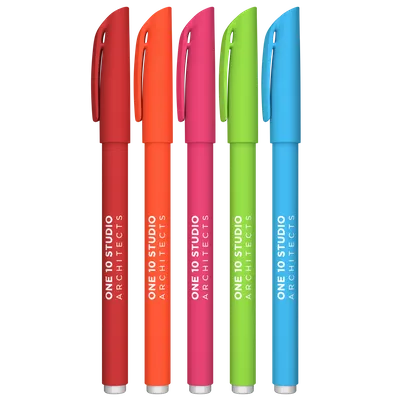 Black Inky Plastic Ball Pen - Stealth Promo Co