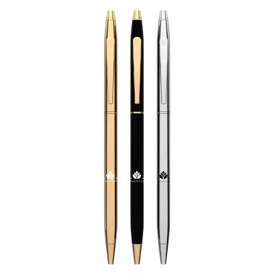 Gold Slim Metal Ballpoint - Stealth Promo Co