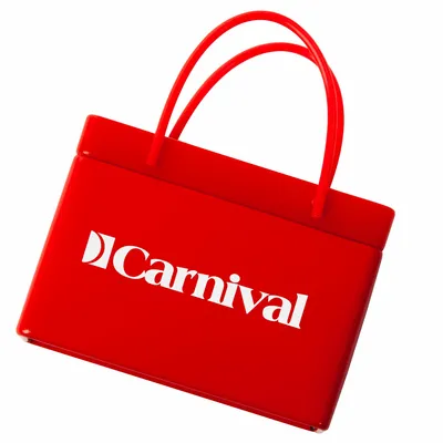 Red Shopping Bag Tin - Custom Pro Prints
