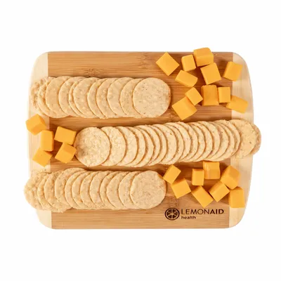 Cheese & Crackers Bamboo Charcuterie Board - Stealth Promo Co