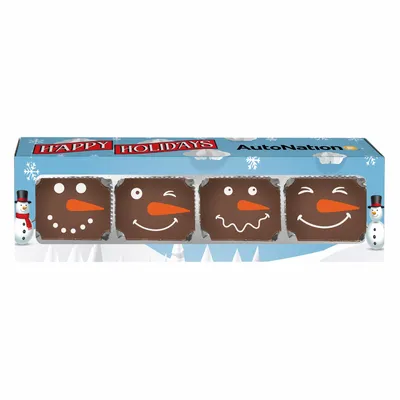 Holiday Snowman Chocolate Slider Box - Stealth Promo Co