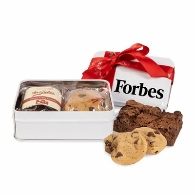 Mrs. Fields® Sweet Delights Brownie and Cookie Tin - Imprint Now - ES