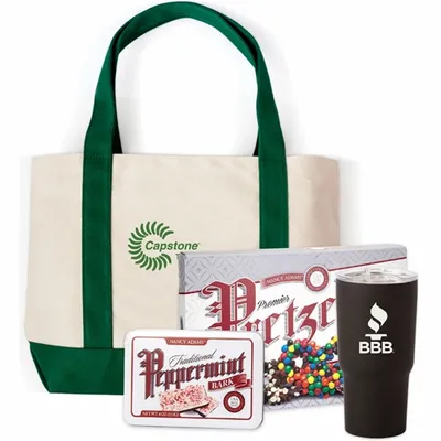Canvas Coastal Tote Gift Set - Stealth Promo Co
