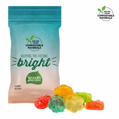 1oz ECO-Digibag, Compostable & Full Color, Gummy Blooms - Custom Pro Prints