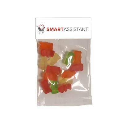 Clever Candy Small Header Bags - Gummy Bears - Custom Pro Prints
