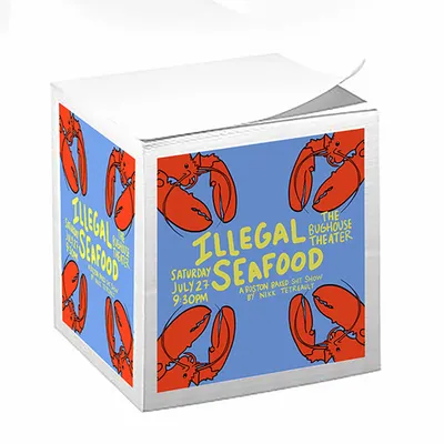 Cube Sticky Notes - Stealth Promo Co