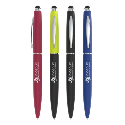 Rubber Coated Ballpoint Pen - Stealth Promo Co