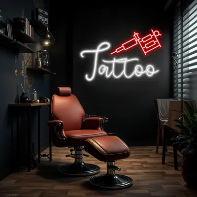 Tattoo Neon Sign - Stealth Promo Co