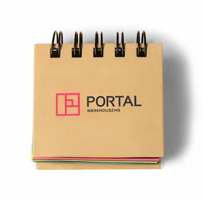 Flip Up Sticky Notes - Stealth Promo Co