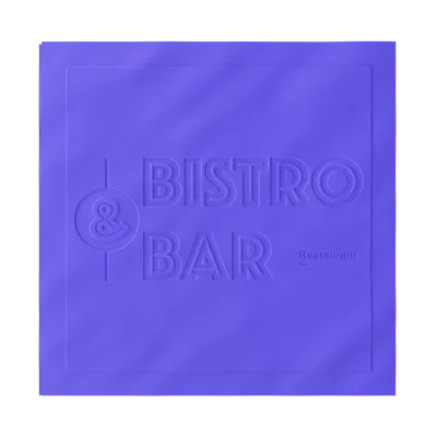 Custom Debossed Beverage Napkin - Custom Pro Prints