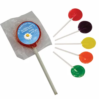 Lollipop w/ Round Label - Imprint Now - ES