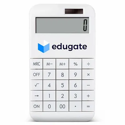 Solar-Powered Office Calculator - Imprint Now - DE
