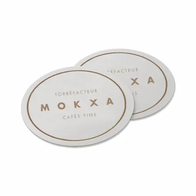 Sous-verres en papier absorbant gaufré - Imprint Now - FR