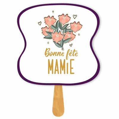 Éventail en forme de sablier