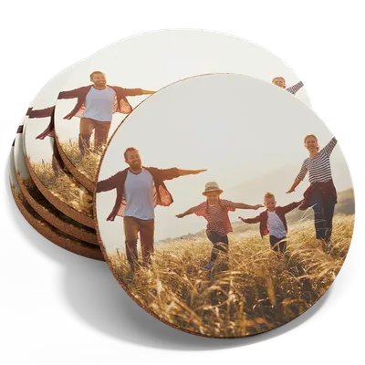 Sous-verres en carton avec photo personnalisée - Imprint Now - FR
