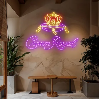 Crown Royal Neon Sign - Stealth Promo Co