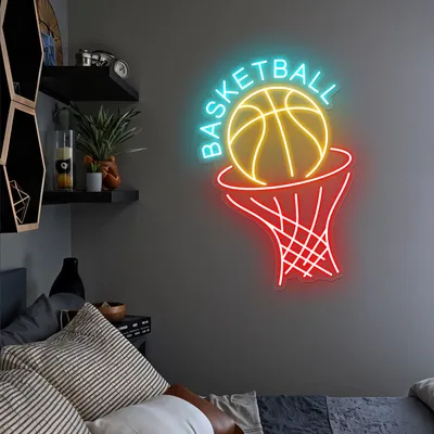 Basketball Neon Sign - Stealth Promo Co