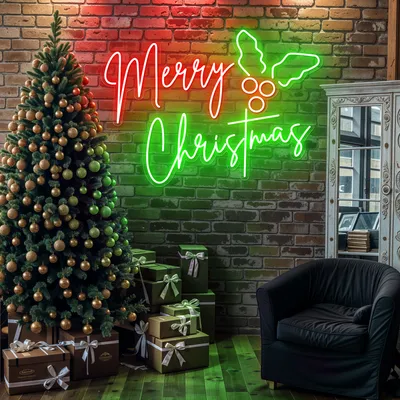 The Merry Christmas Neon Sign - Stealth Promo Co
