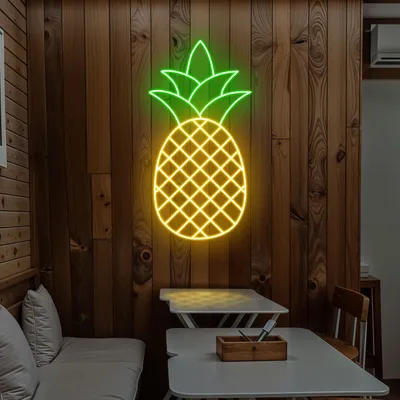 Neon Pineapple Light - Stealth Promo Co