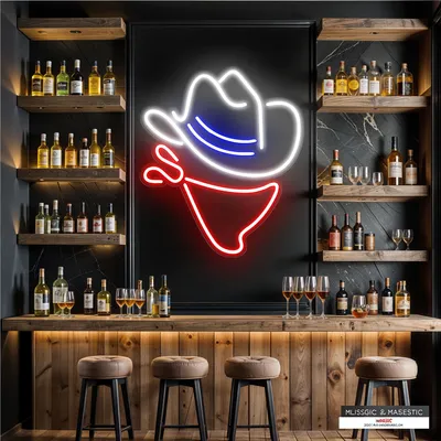 Cowboy Neon Sign - Stealth Promo Co