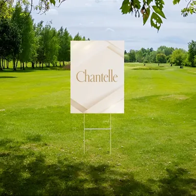 Panneau publicitaire 23 cm x 30 cm