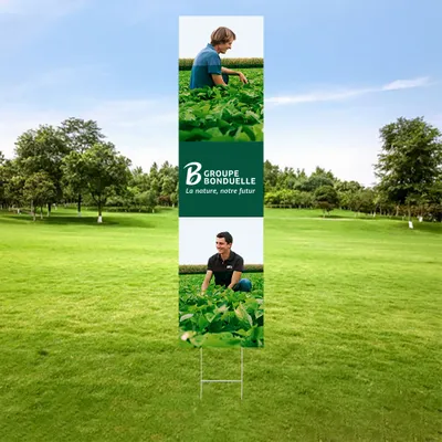 Panneau publicitaire 15 cm x 61 cm