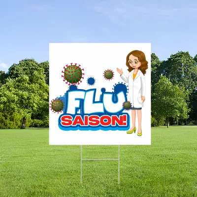 Panneau pour la gripp