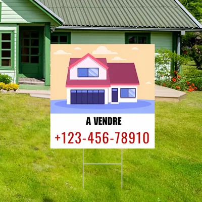 Panneau de vente personnalisé