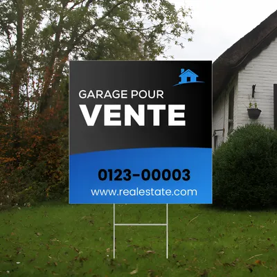 Panneau pour vide-grenier