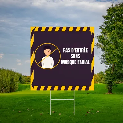 Panneau défense d’entrer