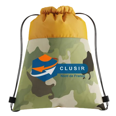 Camo Drawstring Bag - Imprint Now - FR
