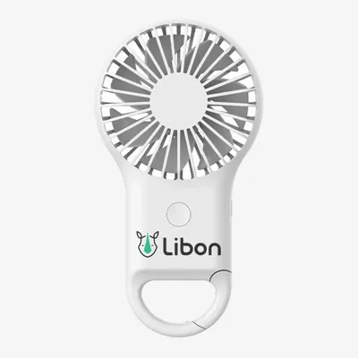 Ventilateur portable rechargeable avec mousqueton