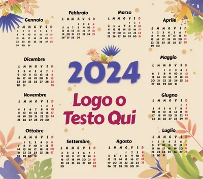 Floral Mouse Pad with Calendar - Imprint Now - IT