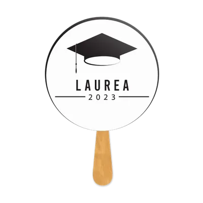 Ventaglio a Mano Sagomato per Lauree