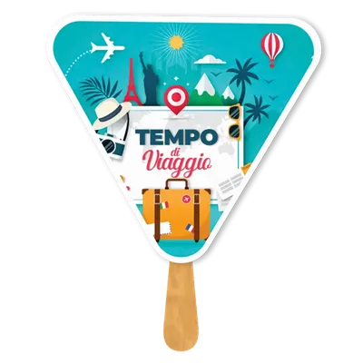 Ventaglio a Mano a Forma di Triangolo