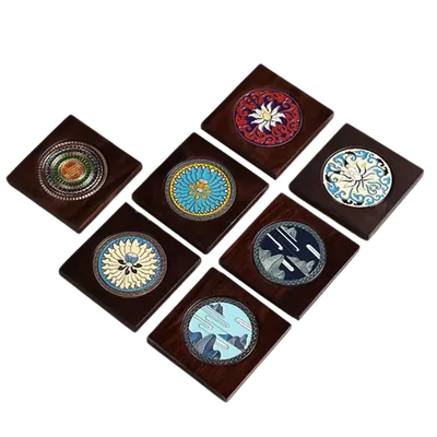 Sottobicchiere in Lega di Ebano Personalizzato - Imprint Now - IT