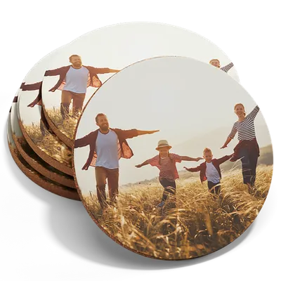 Sottobicchieri in Fibra di Vetro con Foto Personalizzata - Imprint Now - IT