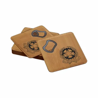 Sottobicchiere Apribottiglie in Pelle - Imprint Now - IT