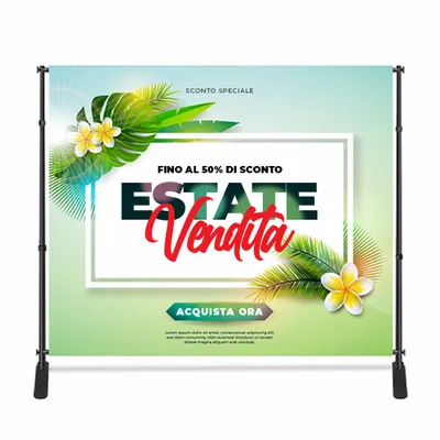 Banner a Cavalletto Regolabile - Imprint Now - IT