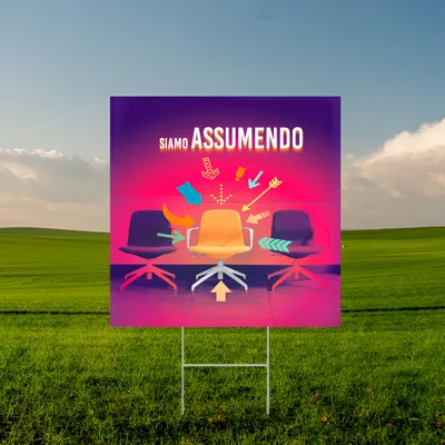 Cartelli da Esterno Personalizzati per L'assunzione