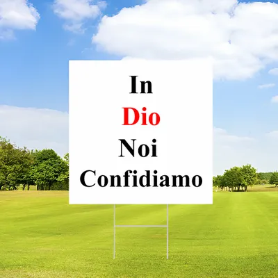 Cartelli da Esterno Personalizzati per Messaggio