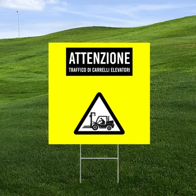 Cartelli da Esterno Personalizzati per Avvisi di Sicurezza