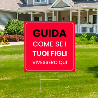 Cartelli da Esterno Personalizzati per Guida