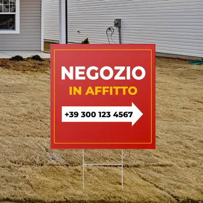 Cartelli da Esterno Personalizzati per Negozio di Vendita