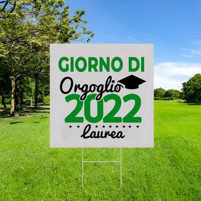 Cartelli da Esterno Personalizzati per il Giorno Della Laurea