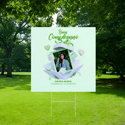 Cartelli da Esterno Personalizzati per Dell'immagine di Compleanno