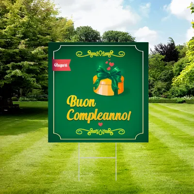 Cartelli di Compleanno Personalizzati